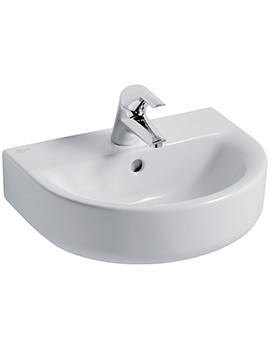 Ideal Standard Concept Arc 450mm White 1 Tap Hole Handrinse Basin - Image