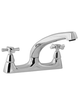 Deva Milan Deck Mounted Chrome Sink Mixer Tap - Image