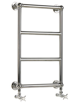 Heritage Portland Wall Mounted 474mm Wide Heated Towel Rail - Image