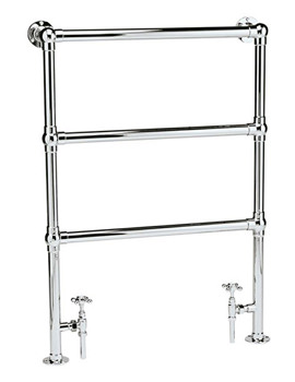 Hudson Reed Countess 676 x 966mm Traditional Heated Towel Rail - Image