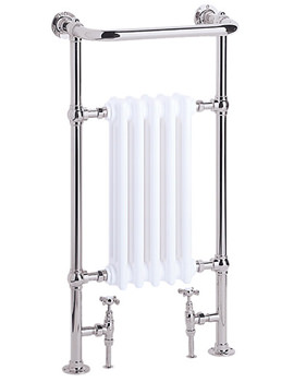 Heritage Baby Clifton 498mm Wide Heated Towel Rail - Image