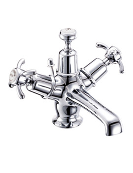 Anglesey Chrome Basin Mixer Tap With Pop-Up Waste