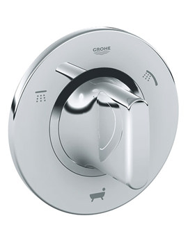 Grohe Ondus 5 Way Diverter Trim Without Concealed Body Chrome - Image