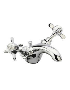 Varsity Chrome Basin Mixer Tap With Pop Up Waste