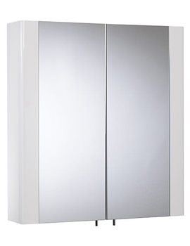 Tavistock Detail Double Mirror Doors Cabinet 600mm- DE60W - Image