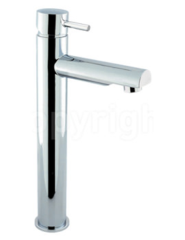 Crosswater Kai Lever Monobloc Chrome Tall Basin Mixer Tap - Image