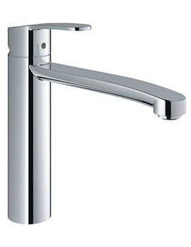 Eurostyle Cosmopolitan Chrome Sink Mixer Tap With Medium Spout-31124002