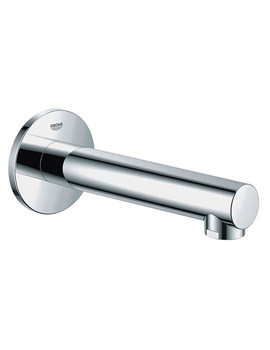 Concetto Wall Mounted Chrome Bath Spout With Mousseur - 13280001