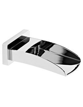 Sign Wall Mounted Open Spout Chrome