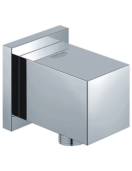 Grohe Euphoria Cube Chrome Shower Outlet Elbow Half Inch - 27704000 - Image