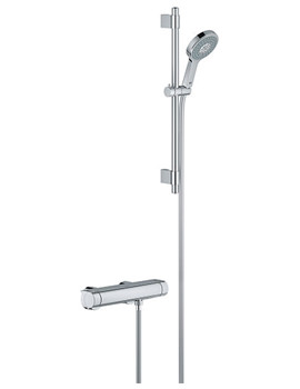 Grohe Grohtherm 2000 New Chrome Plated Thermostatic Shower Set - Image