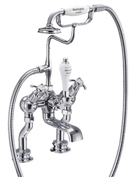 Burlington Anglesey Regent Deck Mounted Angled Bath Shower Mixer Tap - ANR19