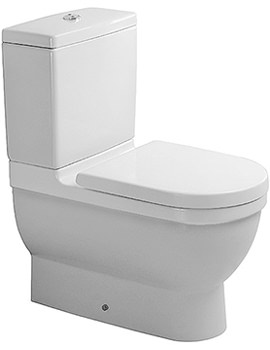 Starck 3 White Close Coupled Toilet With Cistern 655mm