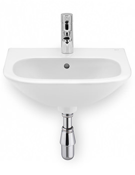 Roca Nexo Compact Cloakroom White Basin 450mm Wide - Image