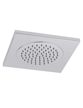 Hudson Reed Chrome Square Ceiling Tile Fixed Shower Head - Image