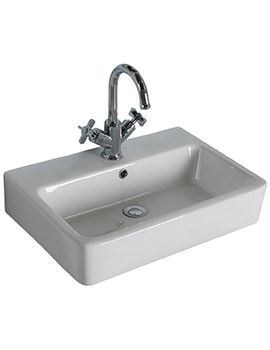 Roper Rhodes Hampton Rectangular Countertop Basin - HAM560C - Image