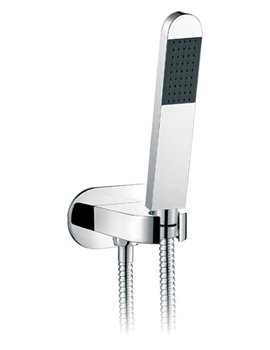 Life Single Function Chrome Mini Shower Kit With Integrated Outlet