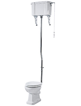 Heritage Victoria High Level WC And Cistern With Flush Pack