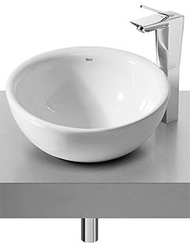 Roca Bol White On-Countertop Deep Basin 420mm Diameter - 327876000 - Image