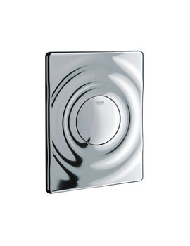 Surf Pneumatic Single WC Flush Wall Plate Chrome - 38574000