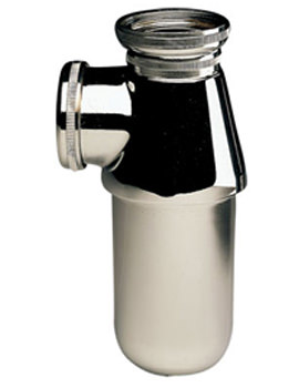 Twyford 1 And Quarter Inch P Outlet Bottle Trap - WF8463CP - Image