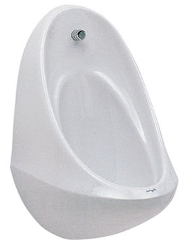 Twyford Spectrum Concealed Outlet White Urinal Bowl - 560 x 360 x 330mm - Image