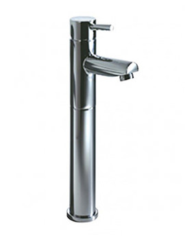 Roper Rhodes Storm Tall Basin Mixer Tap With Click Waste - Image