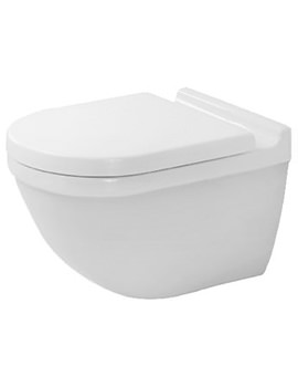 Duravit Starck 3 Wall Mounted Toilet With Durafix - 2225090000 - Image