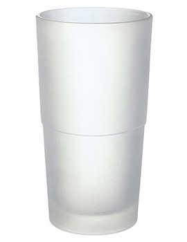 Smedbo Xtra Spare Frosted Glass Container For Toilet Brush - Image