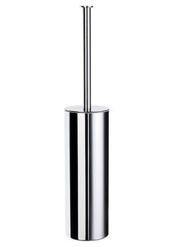 Smedbo Outline Lite Free Standing Polished Stainless Steel Round Toilet Brush - Image