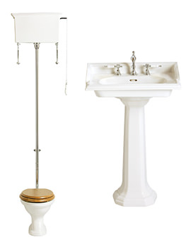 Heritage Dorchester Traditional Cloakroom Suite - 1 - Image