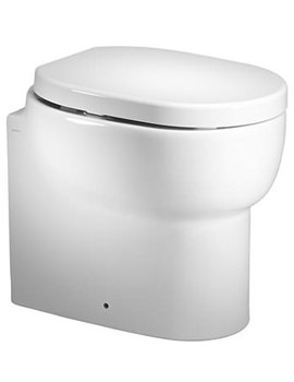 Zest 360 x 500mm Back To Wall WC Pan White - ZBWPAN50