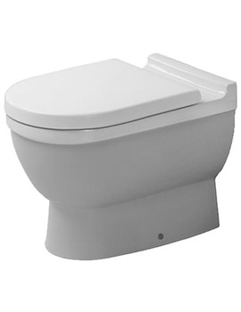 Starck 3 White Floor Standing Toilet - 0124090000
