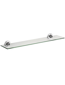 Worcester Flexi-Fix Glass Shelf 590mm