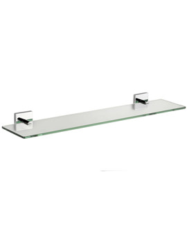 Croydex Chester Flexi-Fix Glass Shelf 590mm - QM441441 - Image