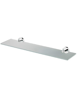 Ideal Standard IOM 520mm Frosted Glass Shelf - Clear Glass Optional - Image