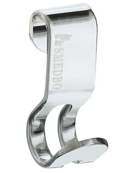 Smedbo Sideline Soap Basket Polished Chrome Hook Pair - Image