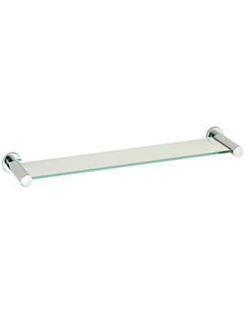 Roper Rhodes Minima Toughened Clear Glass Shelf 545mm Wide - 6912.02 - Image