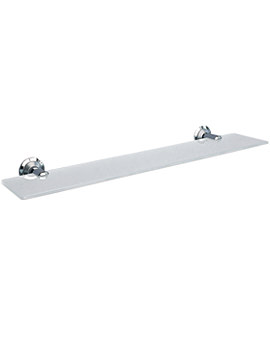 Miller Metro Frosted Glass Shelf 500mm - 6302C-S - Image