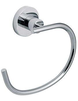 Vado Elements Wall Mounted Chrome Towel Ring - Image