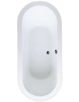 DKM Double Ended Acrylic Bath 1800 x 800mm