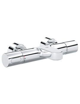 Grohe Grohtherm 3000 Cosmo Thermostatic Chrome Bath Shower Mixer Valve - Image