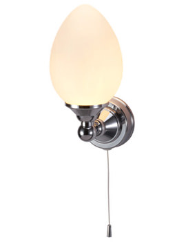 Burlington Edwardian Single Eliptical Light With Pull Cord - T52 - Image