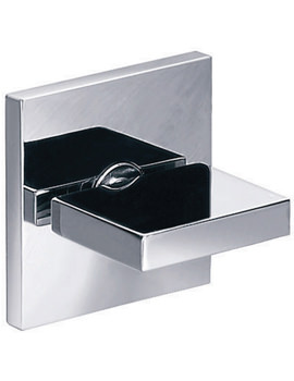 Pura Bloque Chrome Wall Mounted Concealed 4 Way Diverter Valve - BQ4WDIV