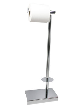 Classic Free Standing Paper Roll Holder With Spare Holder