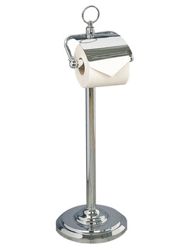 Classic Free Standing Paper Roll Holder With Lid - 5658CH