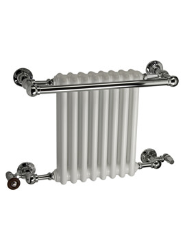 Dq Heating Ashill Traditional Wall Mounted 505mm High Heated Towel Rail - Image