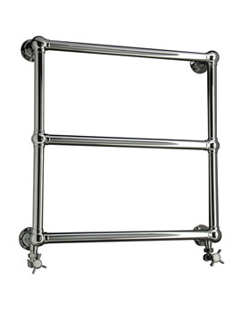 Dq Heating Hockwold Wall Mounted 685mm High Heated Towel Rail - Image