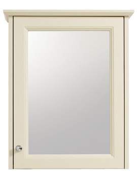 Caversham Single Door Mirrored Wall Cabinet