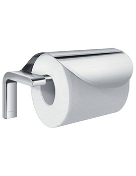 Flova Lynn Diamond Chrome Wall Mounted Toilet Roll Holder